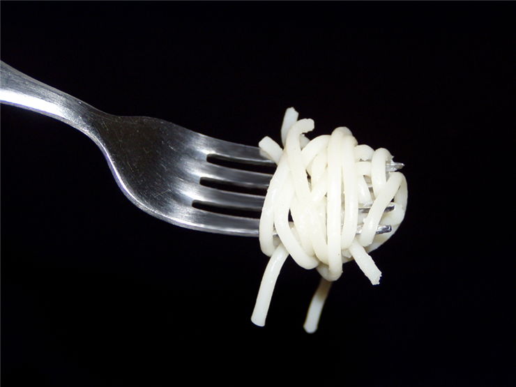 Fork with Spaghetti Noodles