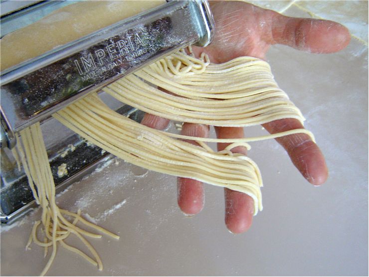Making Process of Spaghetti