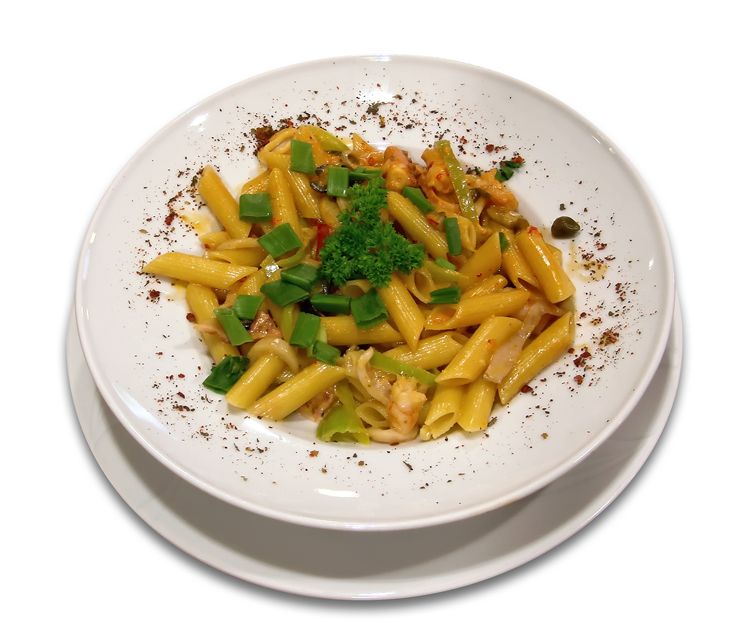 Pasta Macaroni in Plate